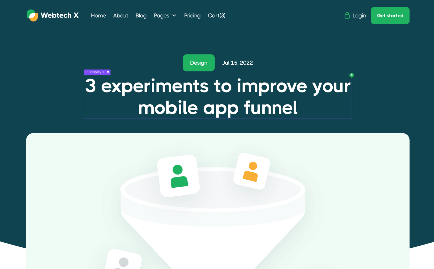 CMS Page - Webtech X Webflow Template
